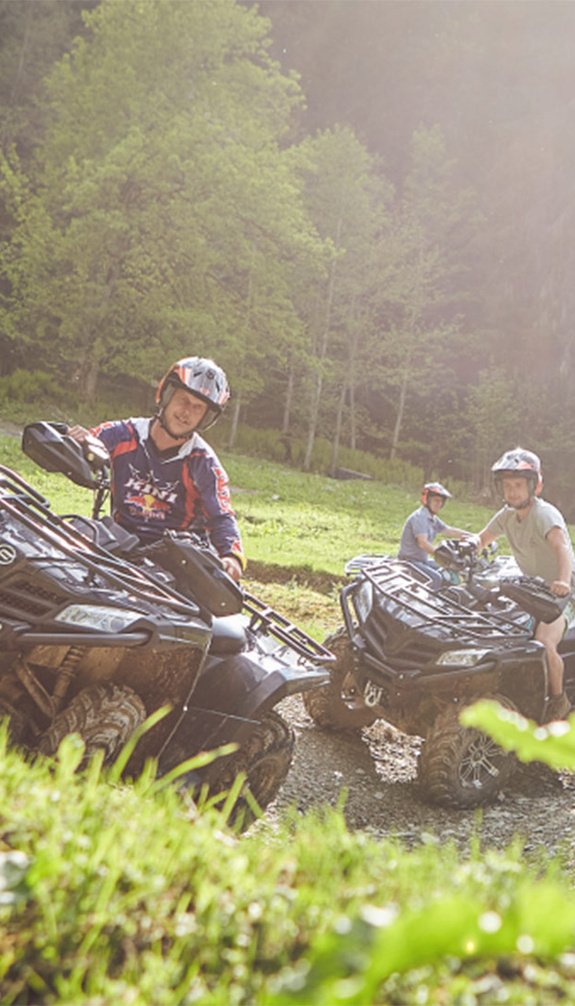Quadtour durch den Glemmy Offroadpark in Viehhofen | © Glemmy Offroadpark